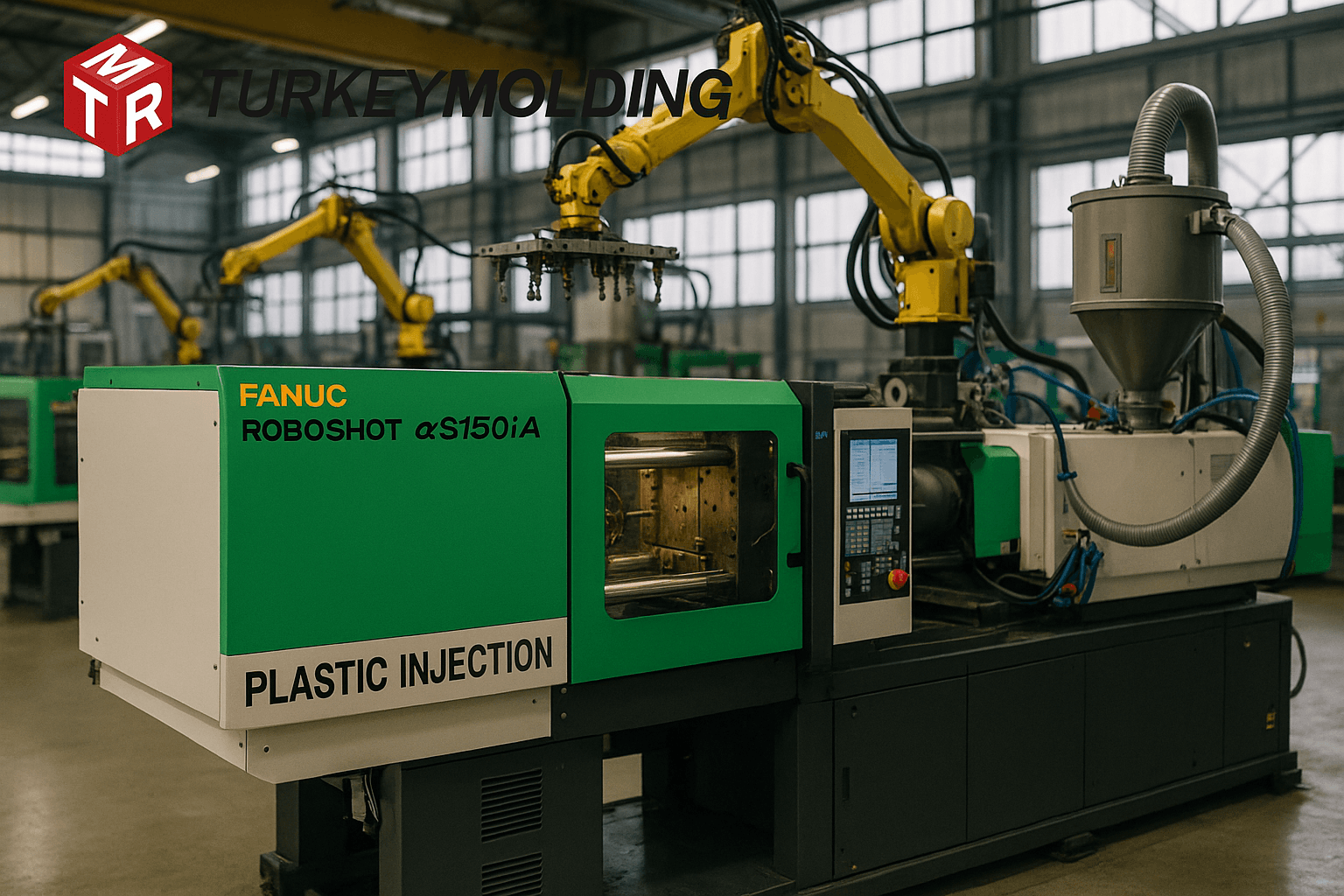 Plastic injection molding machine at OrderCAD